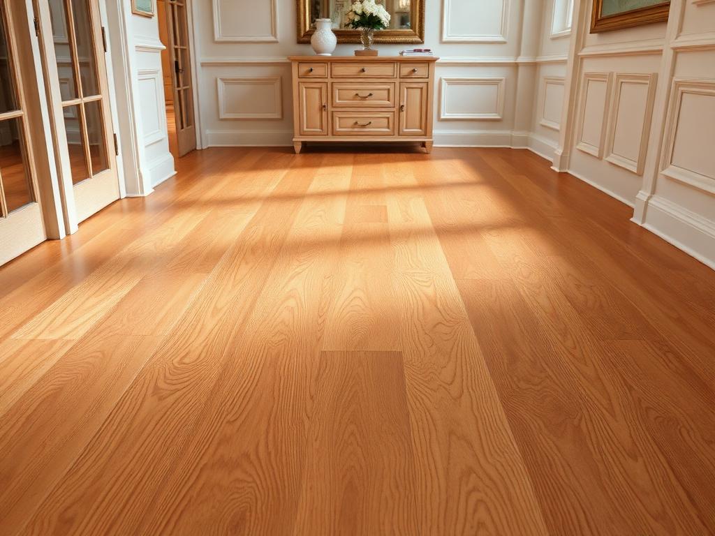 Beautiful hardwood flooring detail showing grain pattern