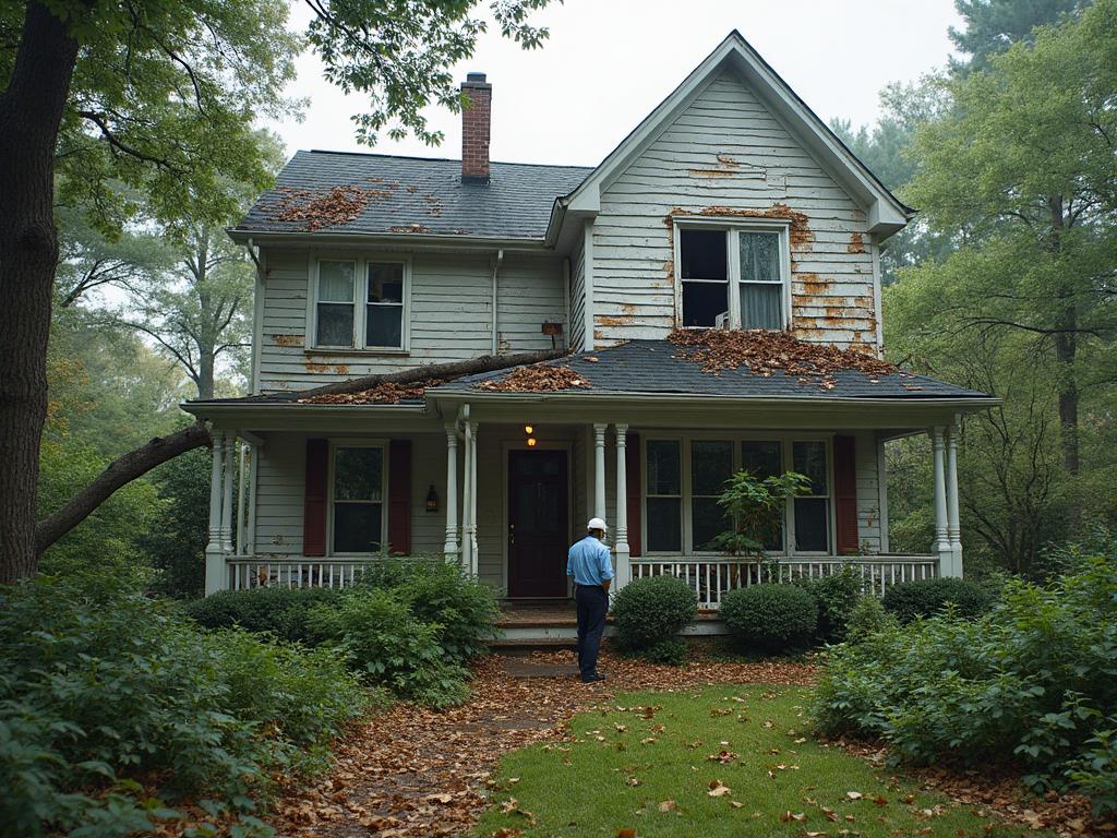 Structural Damage from Falling Trees & Debris