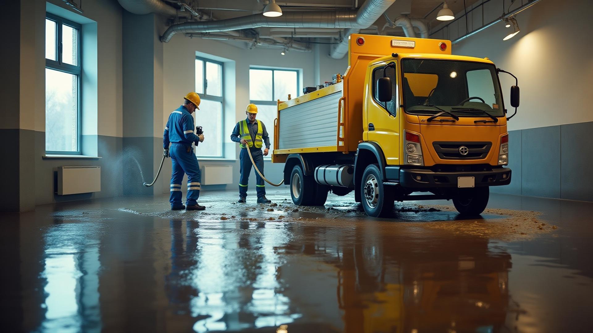 Emergency water mitigation services
